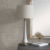 Marille Ivory Stone Table Lamp, by Uttermost, 16" width x 35.5" height x 16" depth thumbnail 4