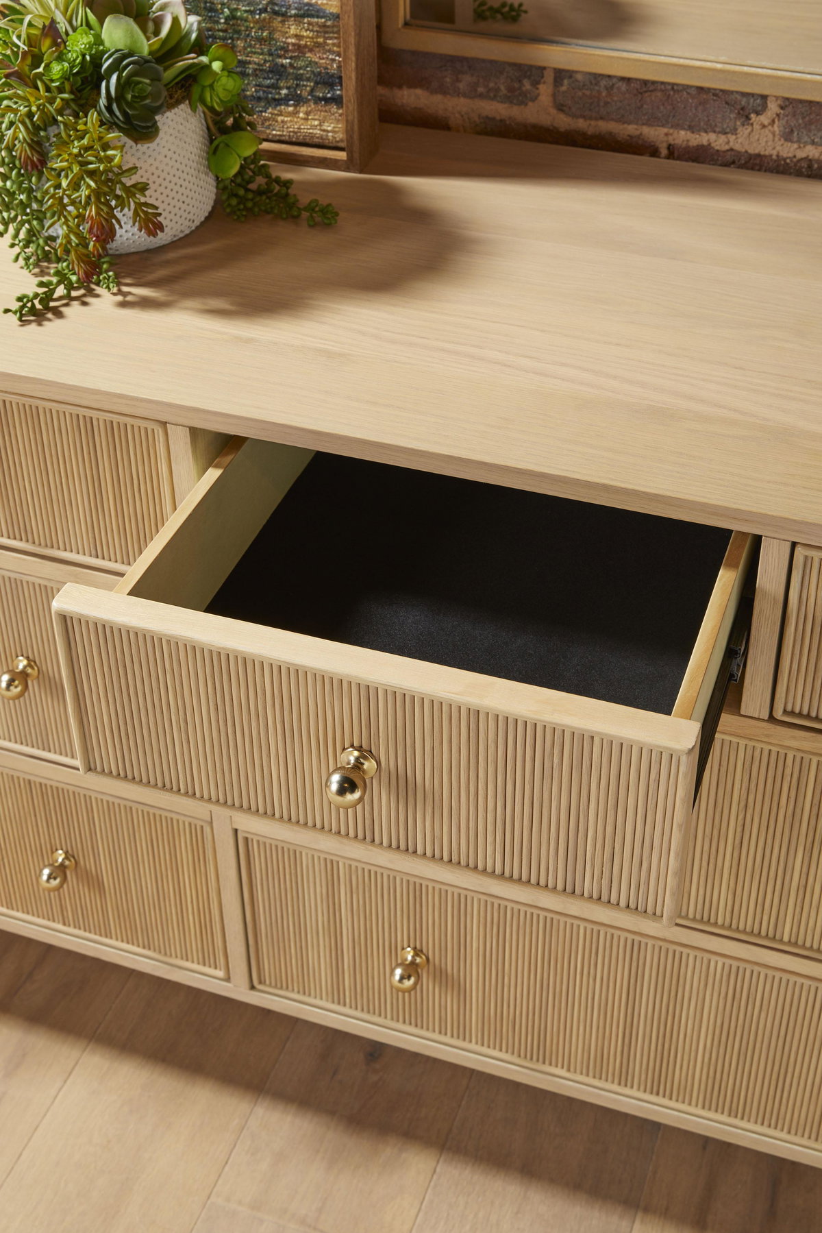 Highland 8-Drawer Double Dresser, by Essentials for Living, 67.5" width x 32" height x 20" depth View 13