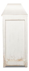 Eight Is Enough Sideboard, Whitewash, Cabinets & Sideboard by Sarreid, 122" length x 19" width x 38" height thumbnail 4