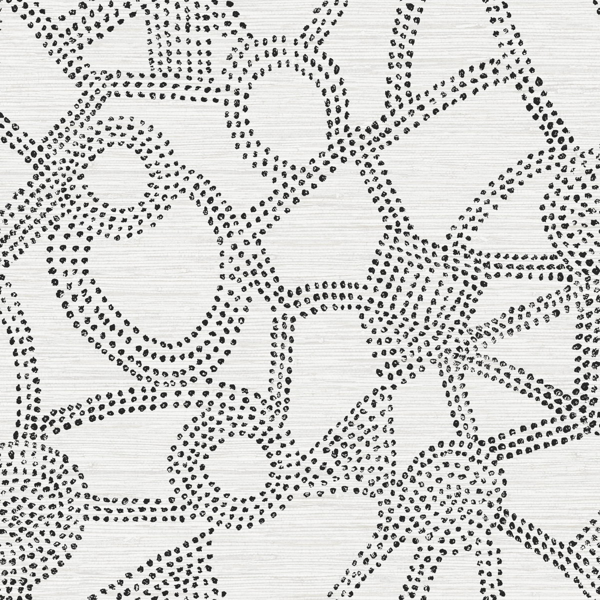 Amhara Black Peel & Stick Wallpaper, by York Wall, 18' length x 1'8.5" width x 0.02" depth