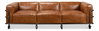 Antwerp Sofa, by Sarreid, 3'4" length x 8'6" width x 2'4" height thumbnail 2