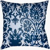 Moody Damask Accent Pillow, Decorative Pillow by Surya, 18" length x 18" width thumbnail