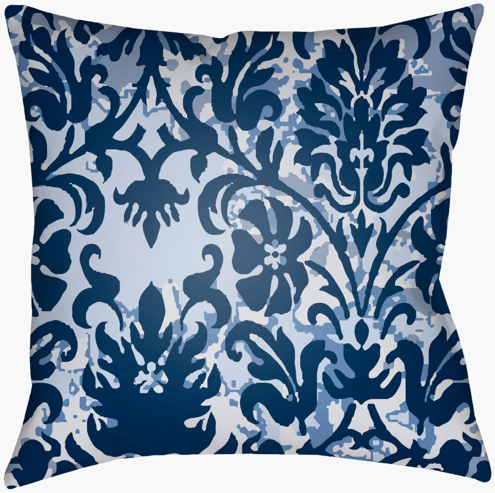 Moody Damask Accent Pillow, Decorative Pillow by Surya, 18" length x 18" width