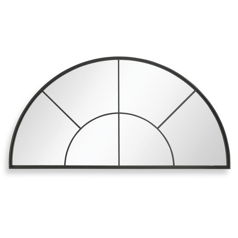 Rousseau Iron Window Arch Mirror