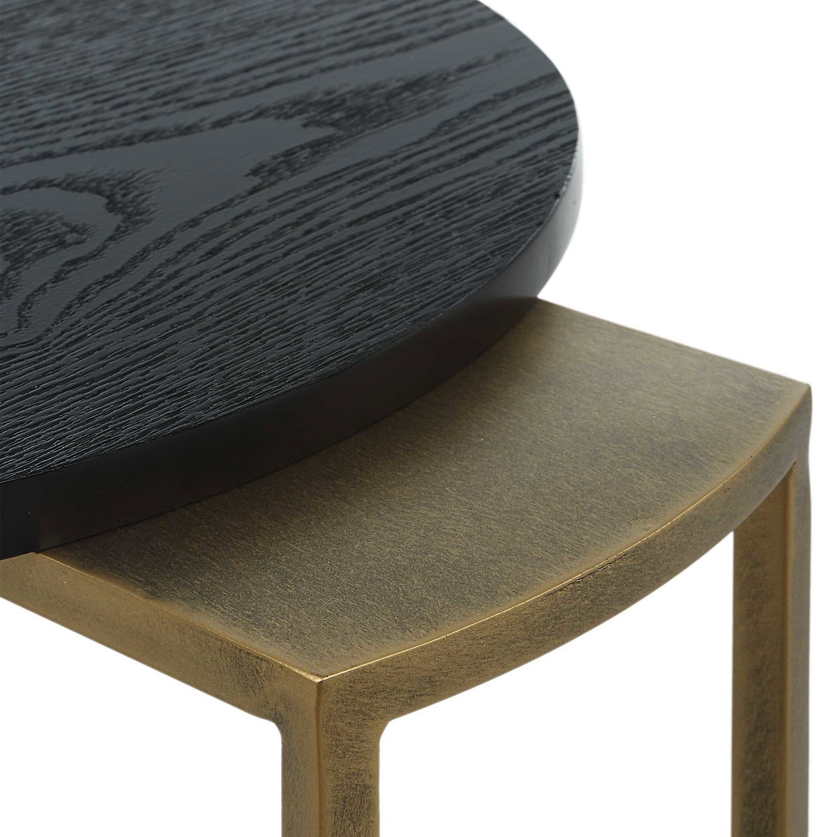 Aztec Wood Nesting Tables Set/2, Furniture by Uttermost, 26.5" width x 22" height x 13.75" depth View 7