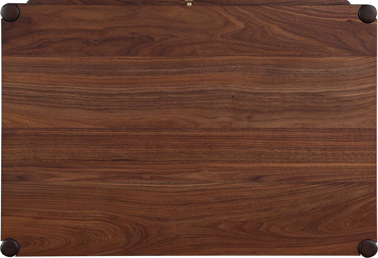 Walnut Grove Open Nightstand, by Stickley, 27" width x 27.5" height x 19" depth View 3