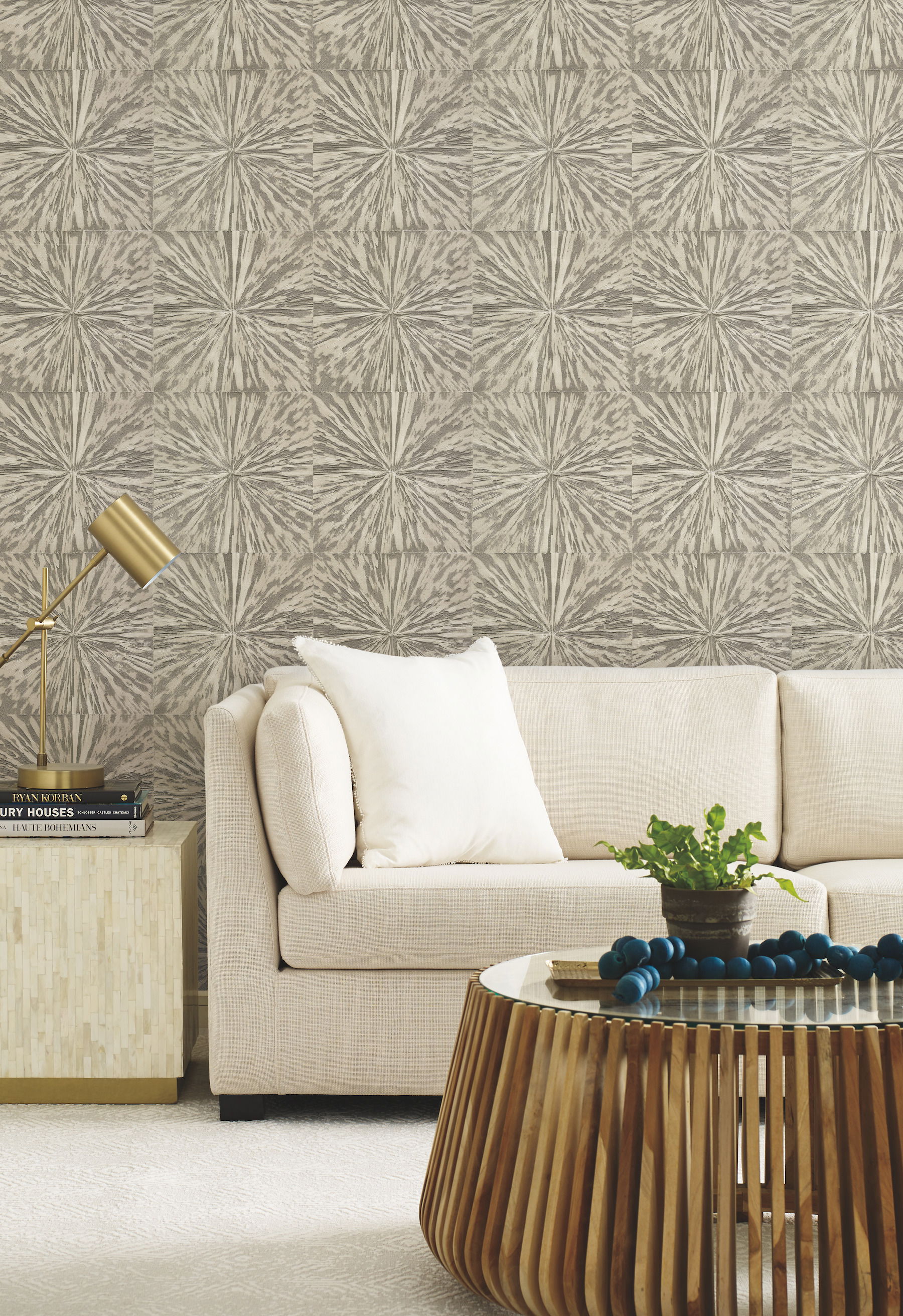 Squareburst Cream Wallpaper Squareburst Cream Wallpaper large image