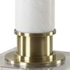 Plinth White Marble Table Lamp, by Uttermost, 15" width x 27.75" height x 15" depth thumbnail 8