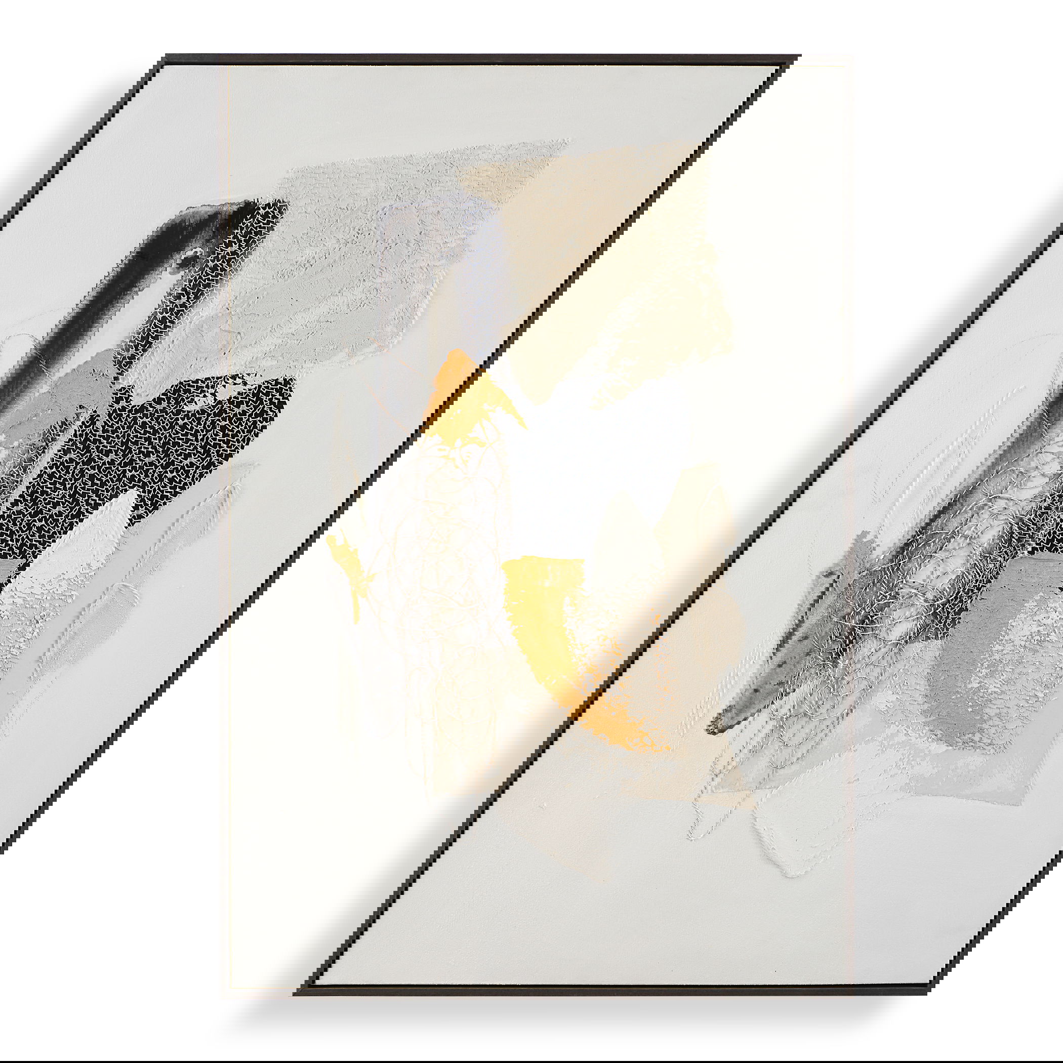 Scatter Abstract Hand Painted Canvas Art large image 