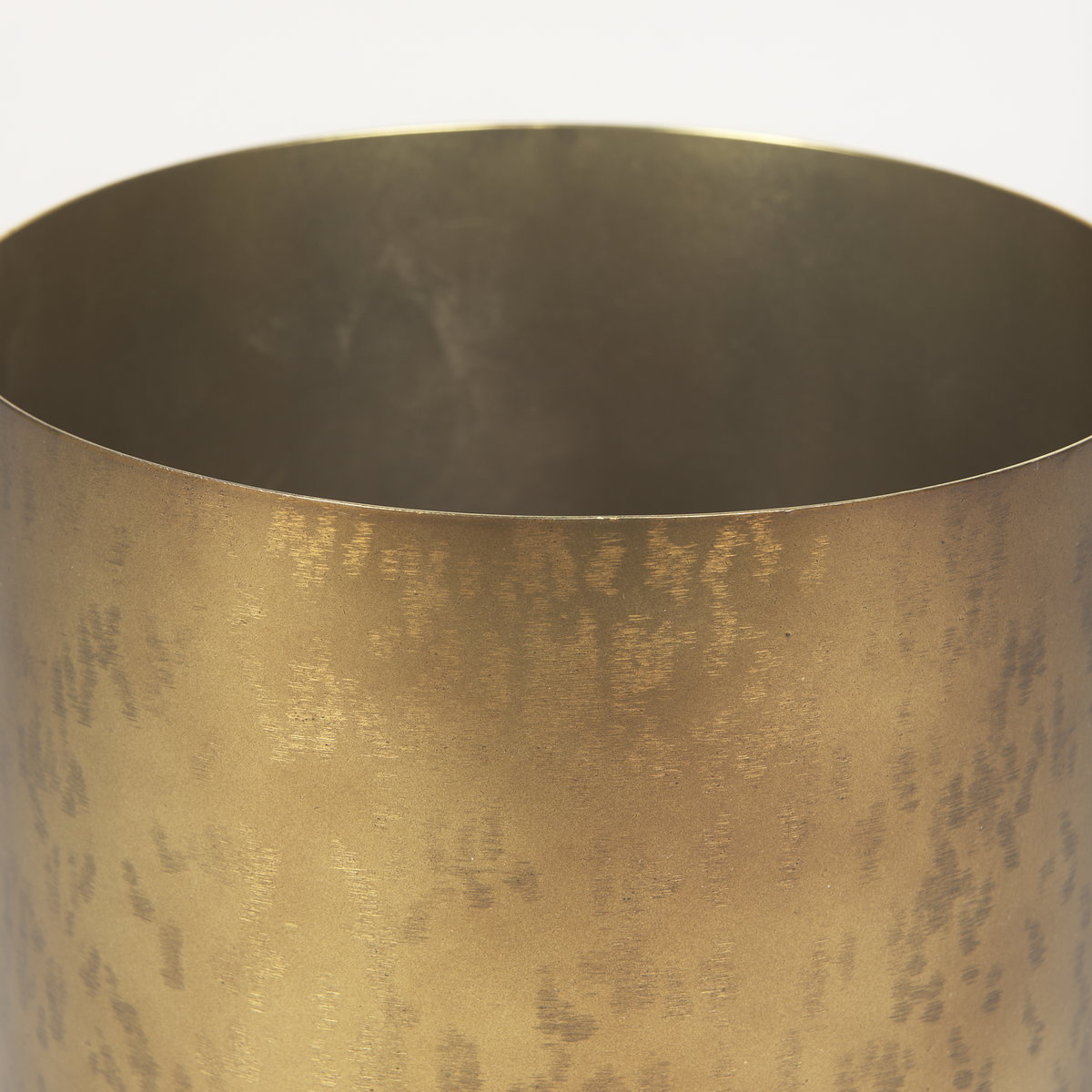 Juno 8.5H Large Gold Iron Vase, by Mercana, 11" length x 8" width x 8.5" height View 6