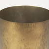 Juno 8.5H Large Gold Iron Vase, by Mercana, 11" length x 8" width x 8.5" height thumbnail 6