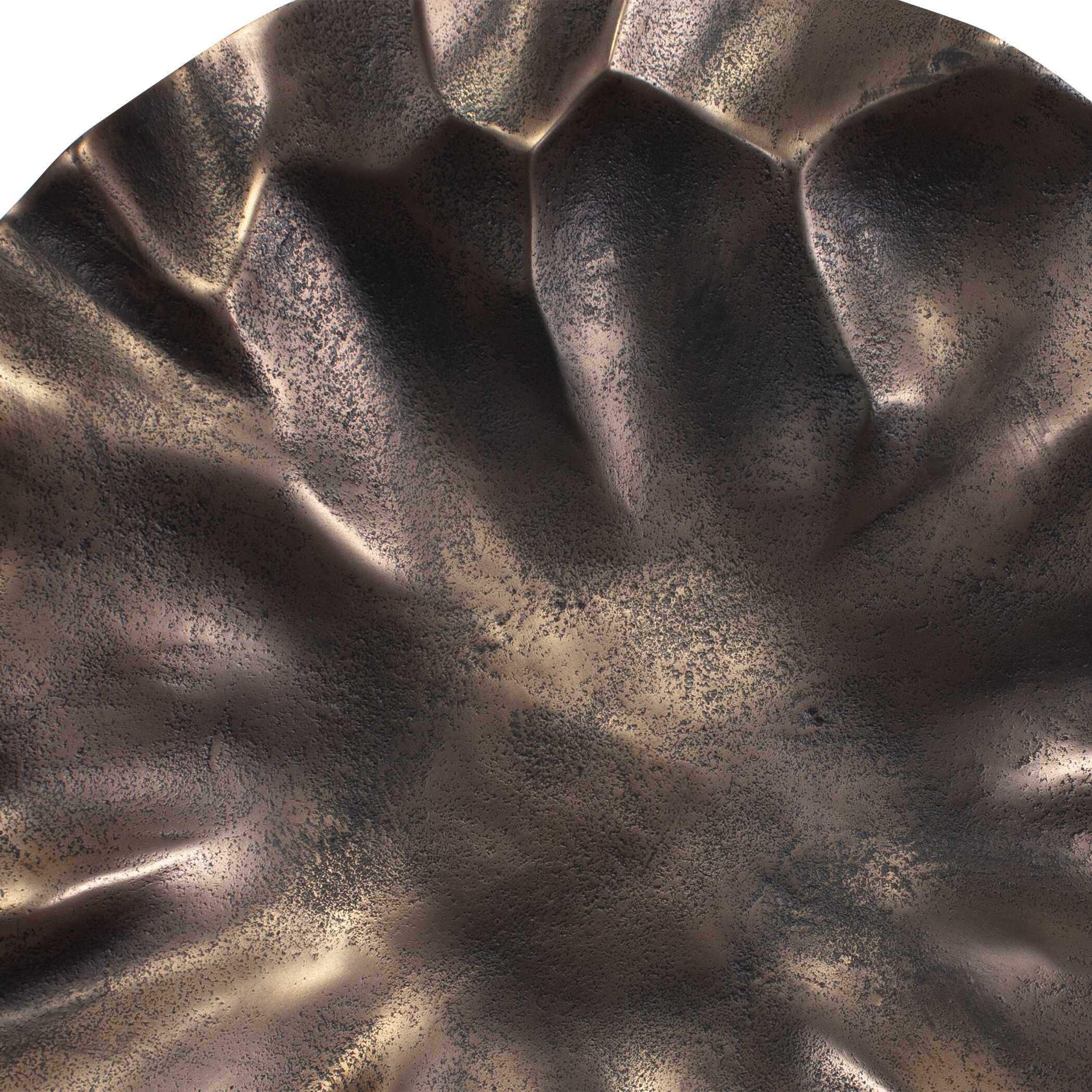 Peonia Outdoor Bronze Wall Art Set/3, Sculptural Wall Art by Uttermost, 20" width x 20" height x 2.5" depth View 7