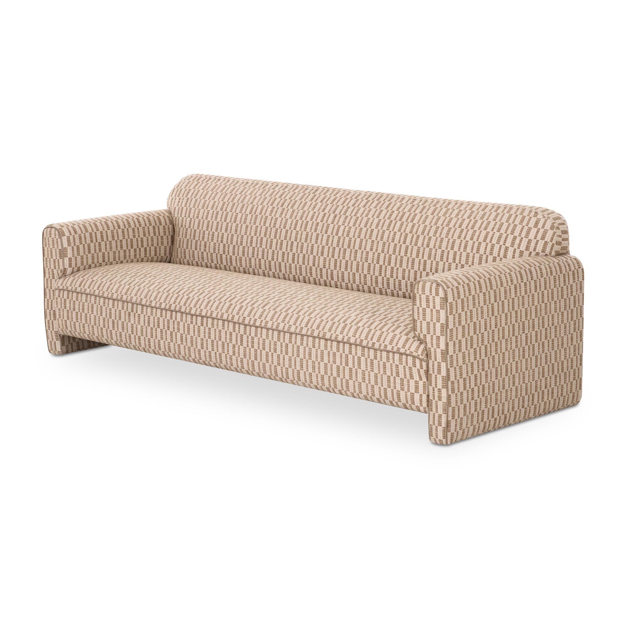 Leo Sofa Taupe, Sofas & Sectional by Moe's Home, 90" width x 29.5" height x 33.8" depth View 2