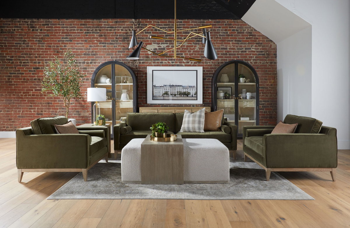 Parker Post Modern Sofa Chair, Seating by Essentials for Living, 43" width x 34.5" height x 36.5" depth View 13
