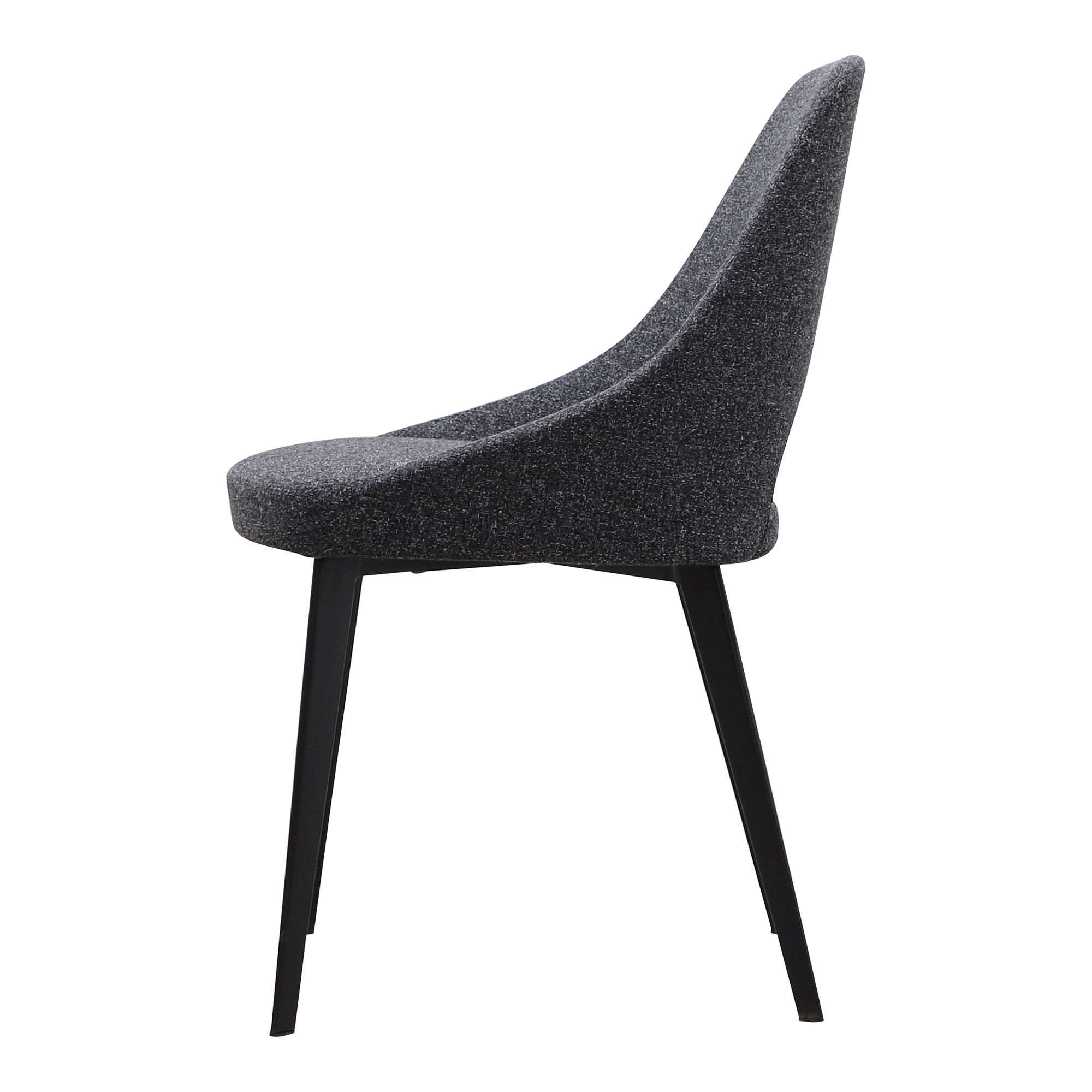 Tizz Dining Chair Dark Grey large image 