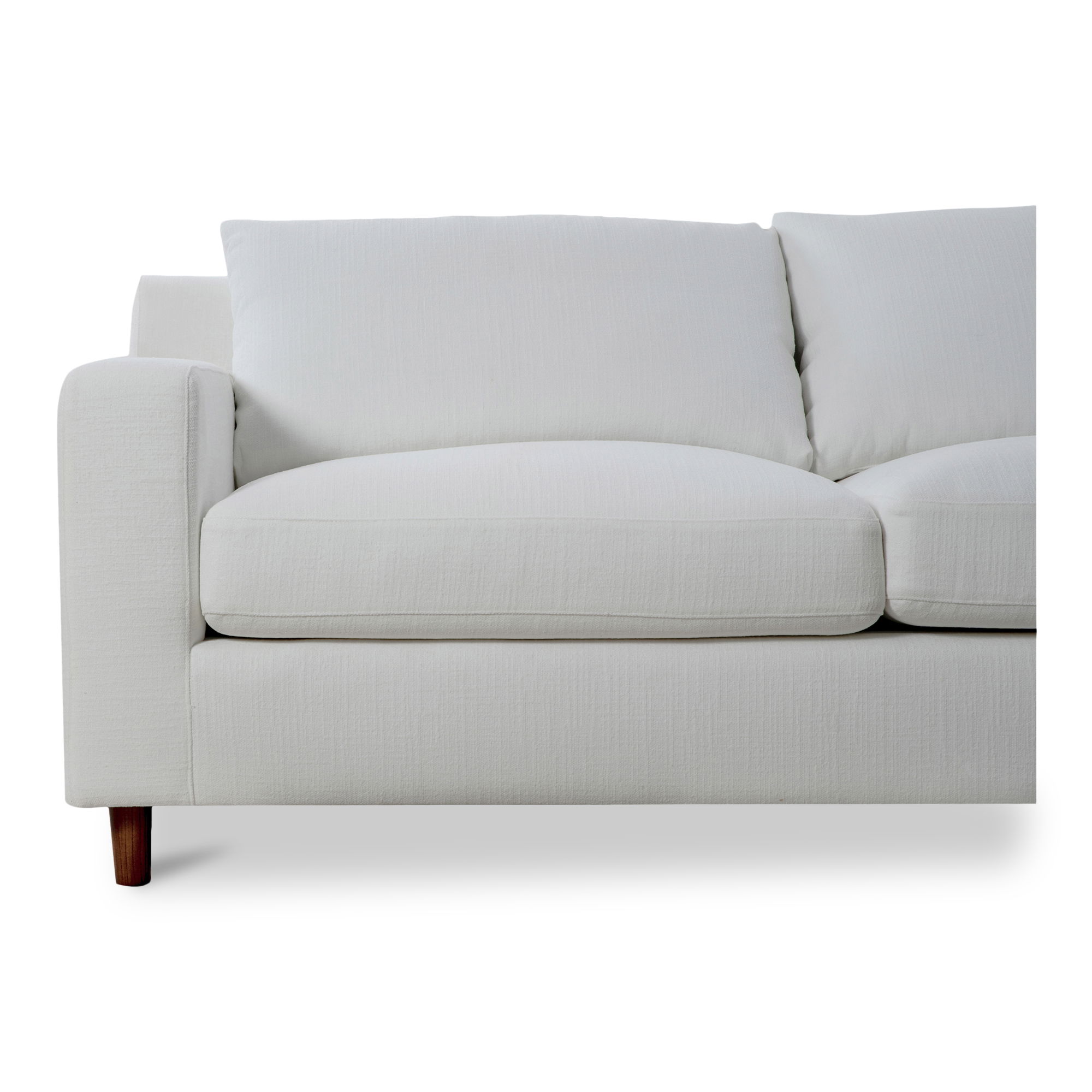Hutton Right Sectional White large image 