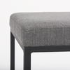 Frodo  Gray Fabric Seat with Black Iron Frame Counter Stool thumbnail 6