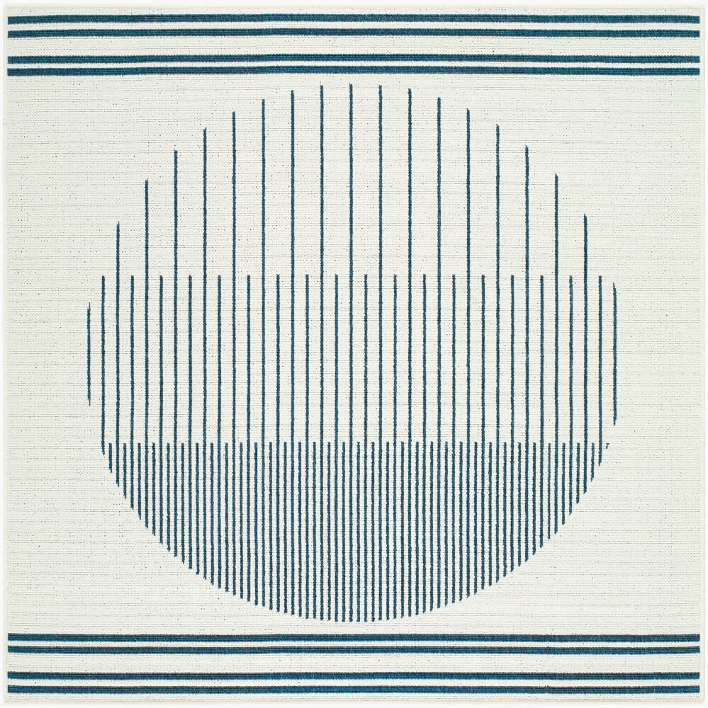 Alfresco Machine Woven Rug, by Surya, 5'2.99" length x 5'2.99" width