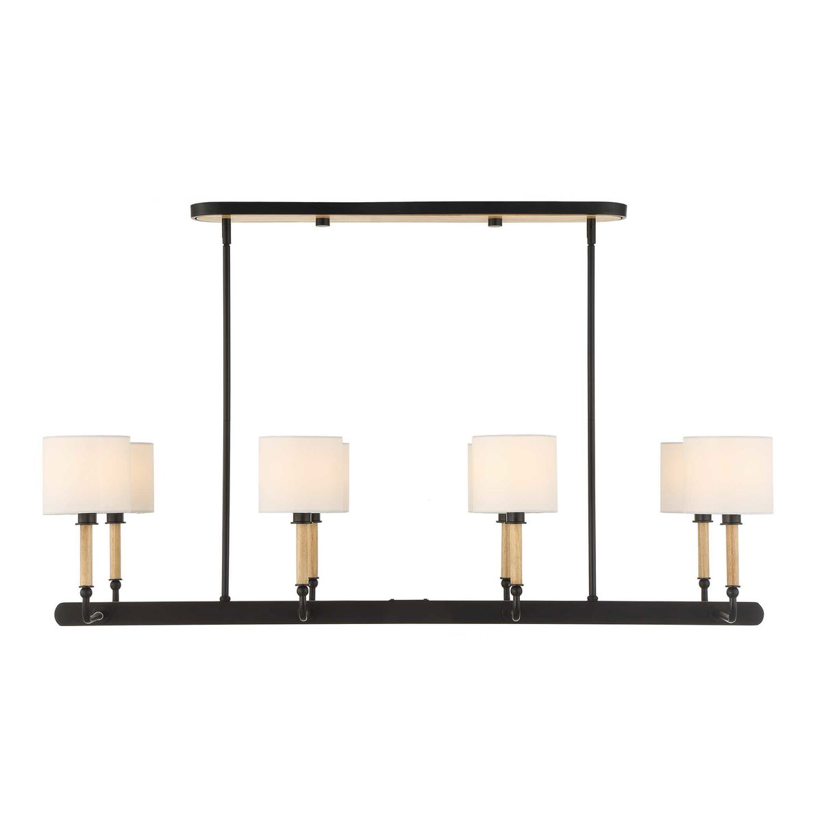 Franconia 8 Light Pendant, by Uttermost, 48" width x 12.5" height x 14" depth View 1