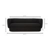 Koba Sofa Maya Black, Sofas & Sectional by Moe's Home, 83.75" width x 29.5" height x 33.75" depth thumbnail 9