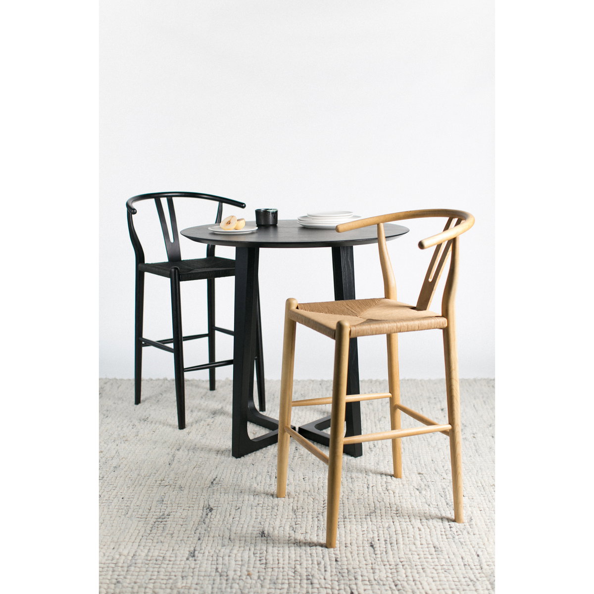 Godenza Counter Table Black, Counter & Bar Table by Moe's Home, 38" width x 36" height x 38" depth View 6