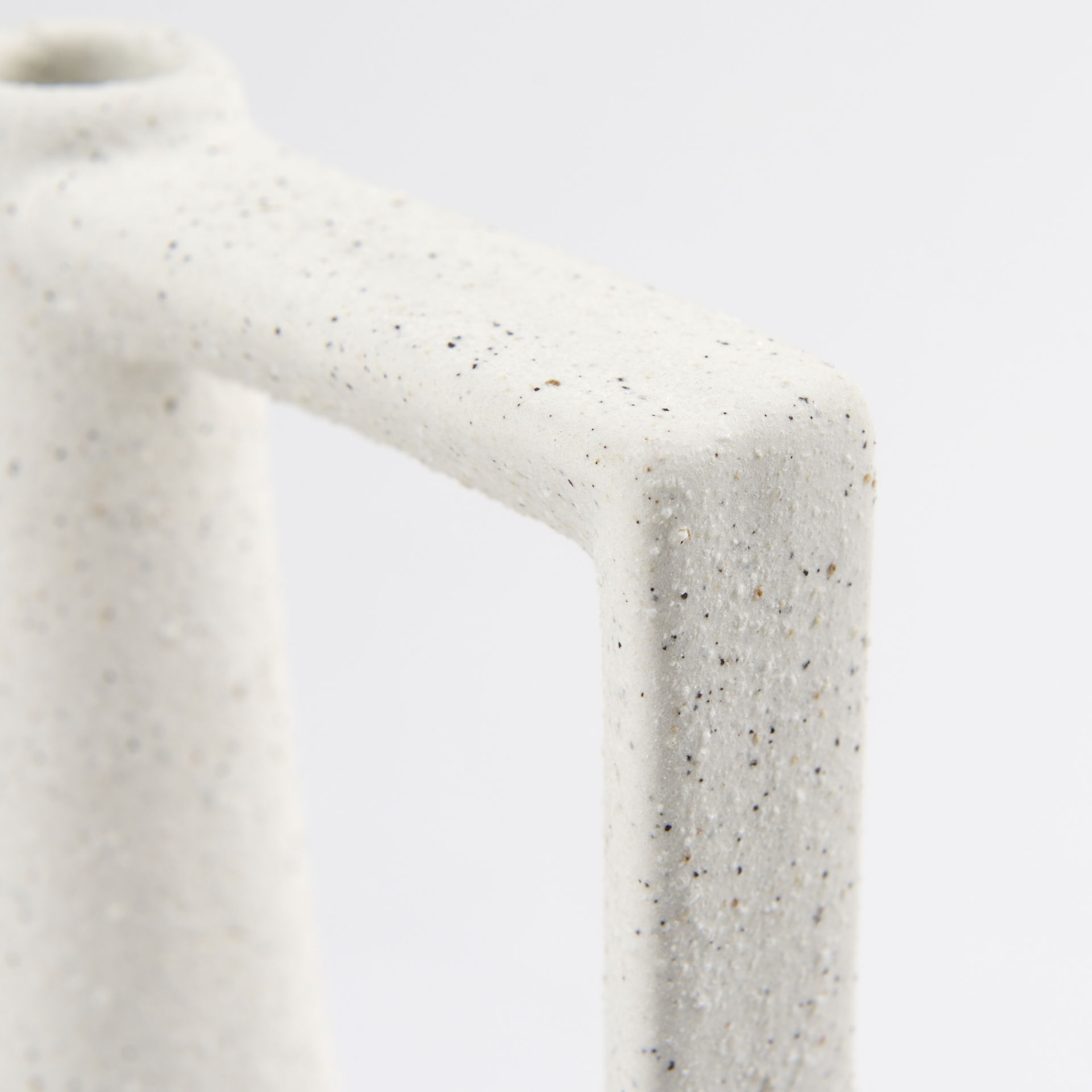 Burton 11.6H Medium White and Black Ceramic Jug Vase, Decorative Jar by Mercana, 6.89" length x 6.89" width x 10.04" height View 8