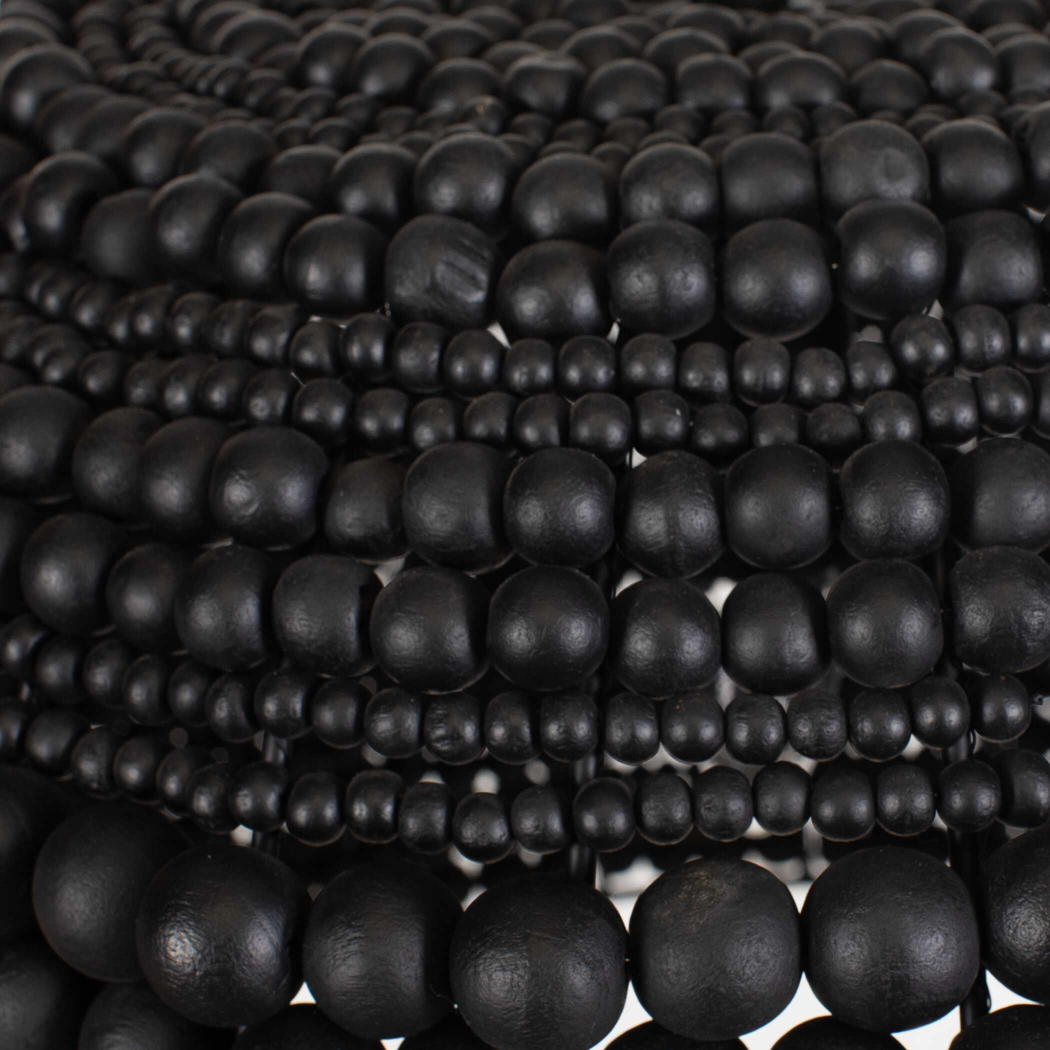 Persephone Black Bead 1 Light Pendant large image 