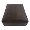 Form Ottoman Espresso Brown Leather thumbnail 3