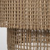 Biswas Woven Jute 1 Light Pendant, by Uttermost, 2' width x 1'6.75" height x 2' diameter x 2' depth thumbnail 5