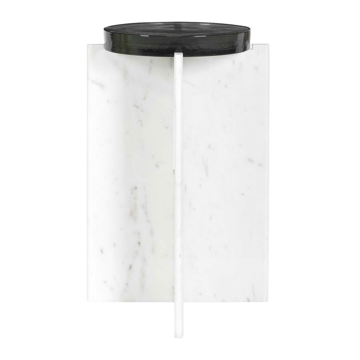 Olina Marble Outdoor Accent Table, Outdoor Table by Uttermost, 1'2" width x 1'10" height x 1'2" depth View 5