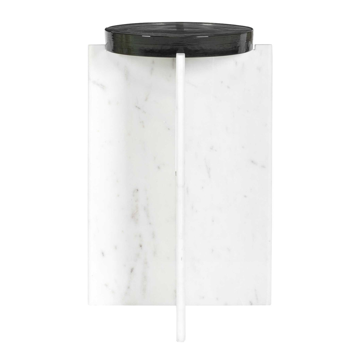 Olina Marble Outdoor Accent Table, Outdoor Table by Uttermost, 1'2" width x 1'10" height x 1'2" depth View 5