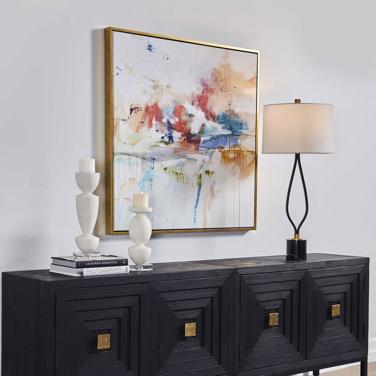 Dream State Framed Abstract Art, by Uttermost, 41.5" width x 41.5" height x 2" depth View 4
