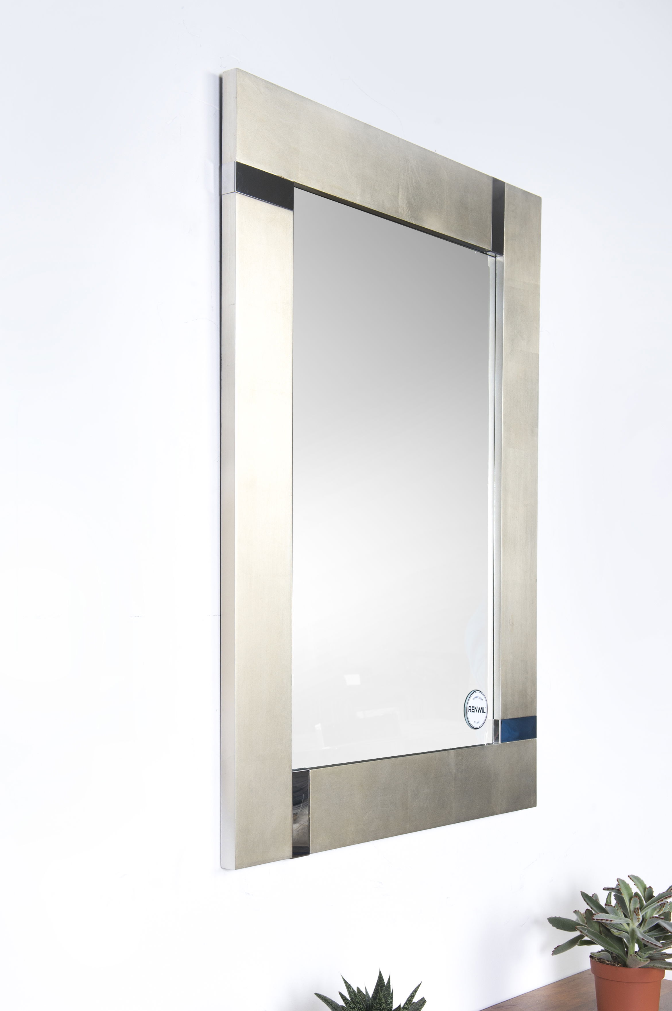 Capiz Wall Mirror large image 