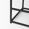 Taniel Backless 27.25in Seat Counter Stool | Black Leather with Metal, Counter & Bar Stool by Mercana, 18" length x 16" width x 27.75" height thumbnail 12