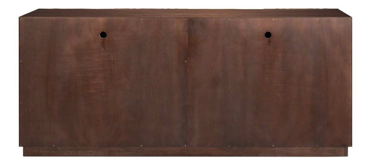 Capriole Credenza, by Sarreid, 1'8" length x 7'2" width x 3' height View 3