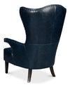 Drake Distilled Leather Chair, Blue thumbnail 10