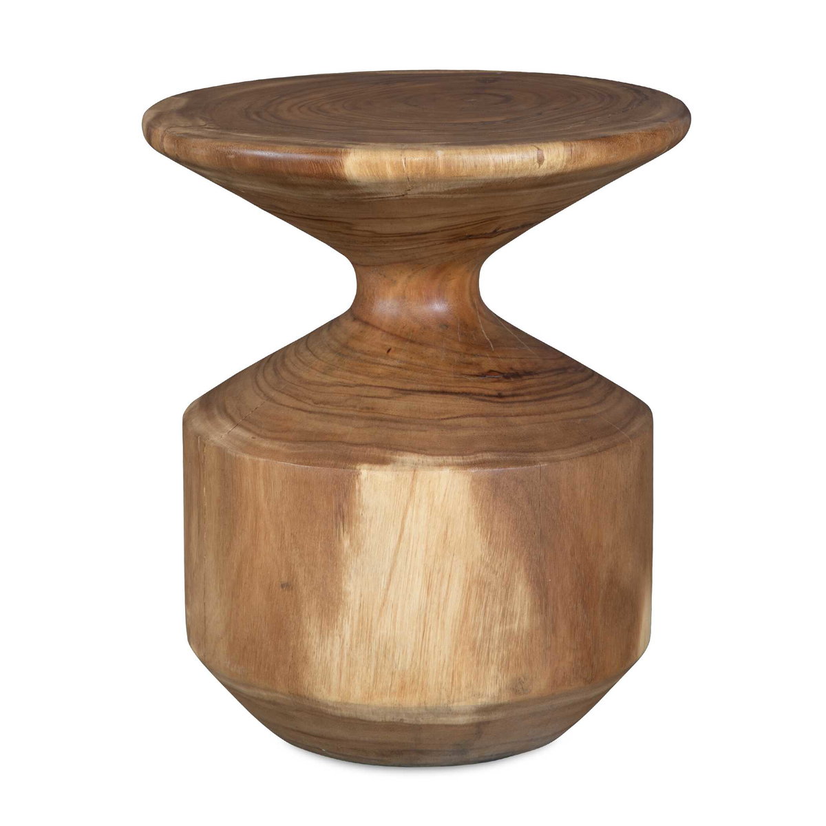 Lynx Hourglass Accent Table, Side & End Table by Uttermost, 17.5" width x 20" height x 17.5" depth View 1