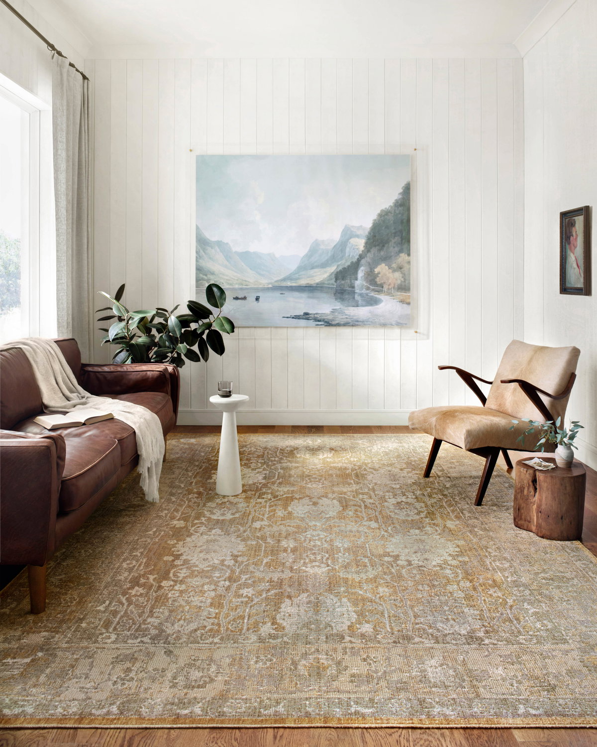 Chris Loves Julia x Loloi Rosemarie Rug, 1'6" length x 1'6" width View 2