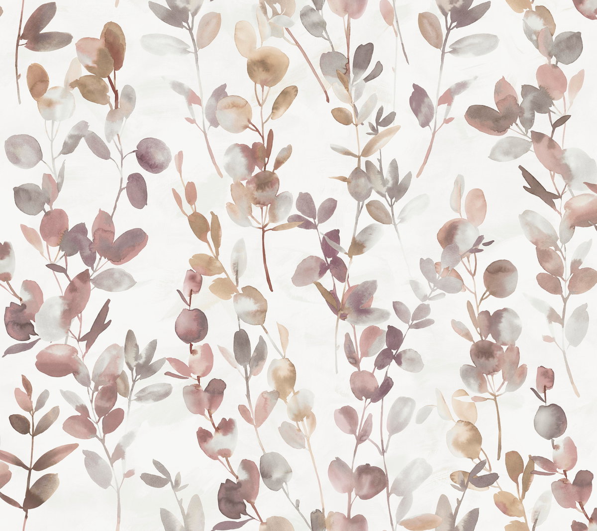 Joyful Eucalpytus Purple Wallpaper, by York Wall, 27' length x 2'3" width x 0.02" depth