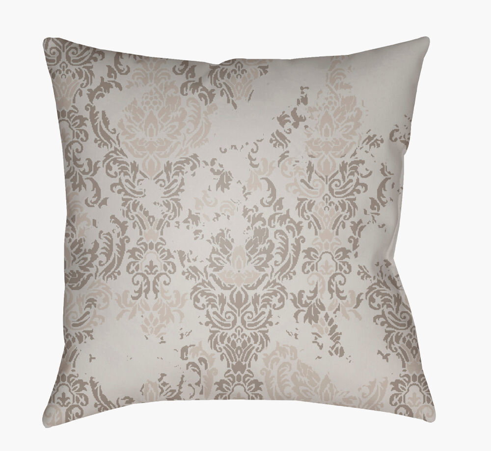Moody Damask Accent Pillow, Decorative Pillow by Surya, 20" length x 20" width
