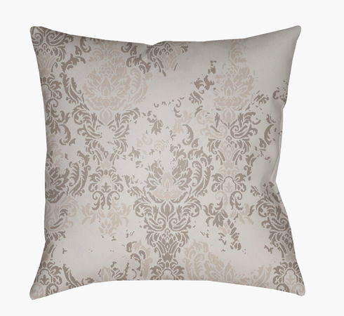 Moody Damask Accent Pillow