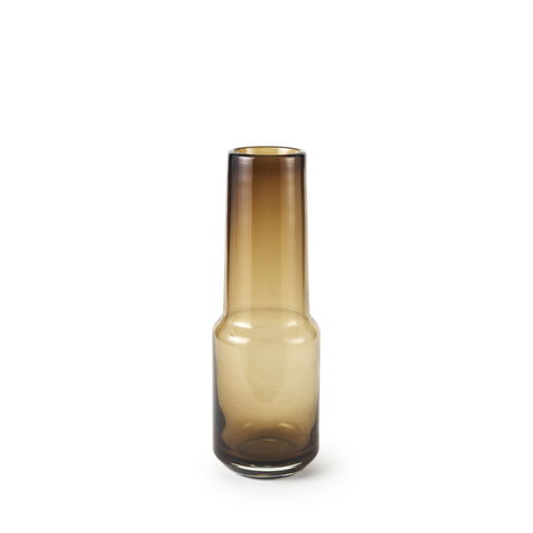 Amrita  Golden Brown Glass Vase