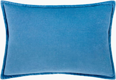 Cotton Velvet Lumbar Pillow