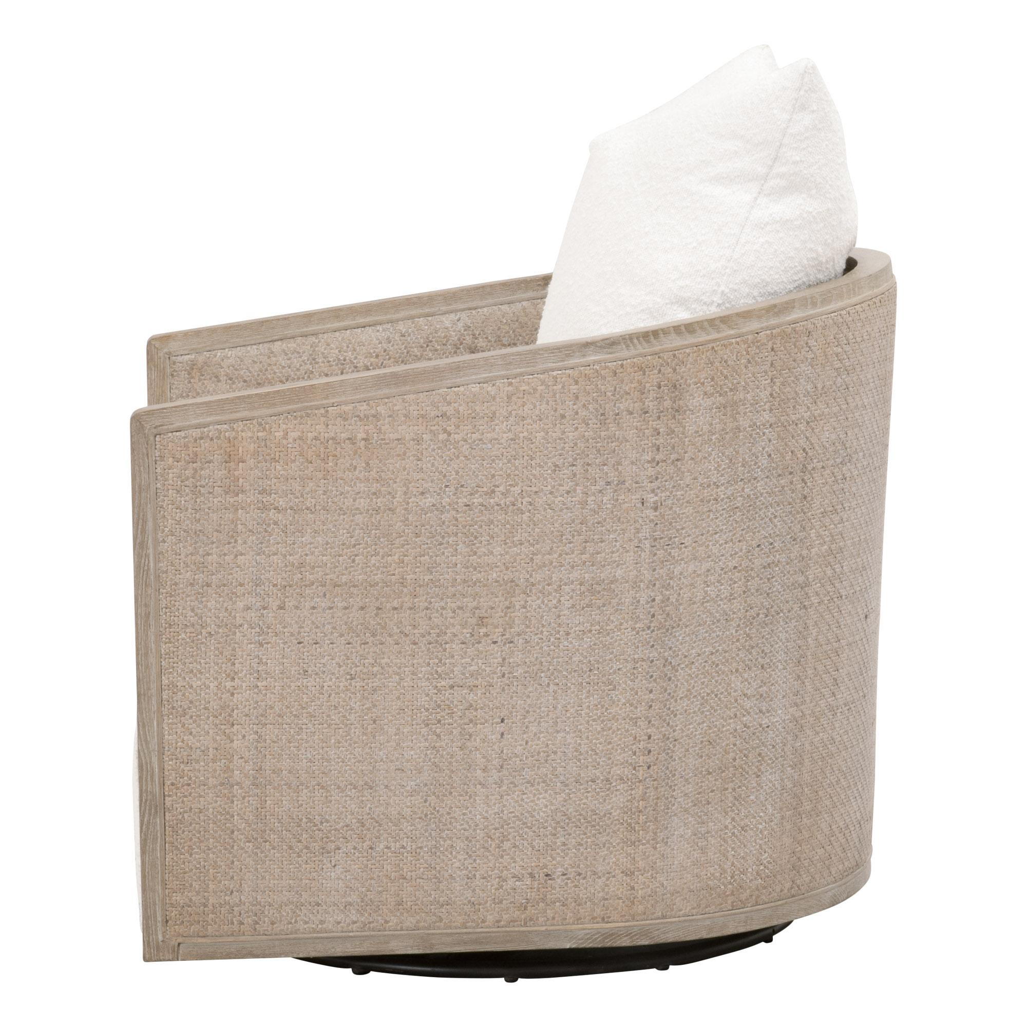 McGuire Swivel Club Chair large image 