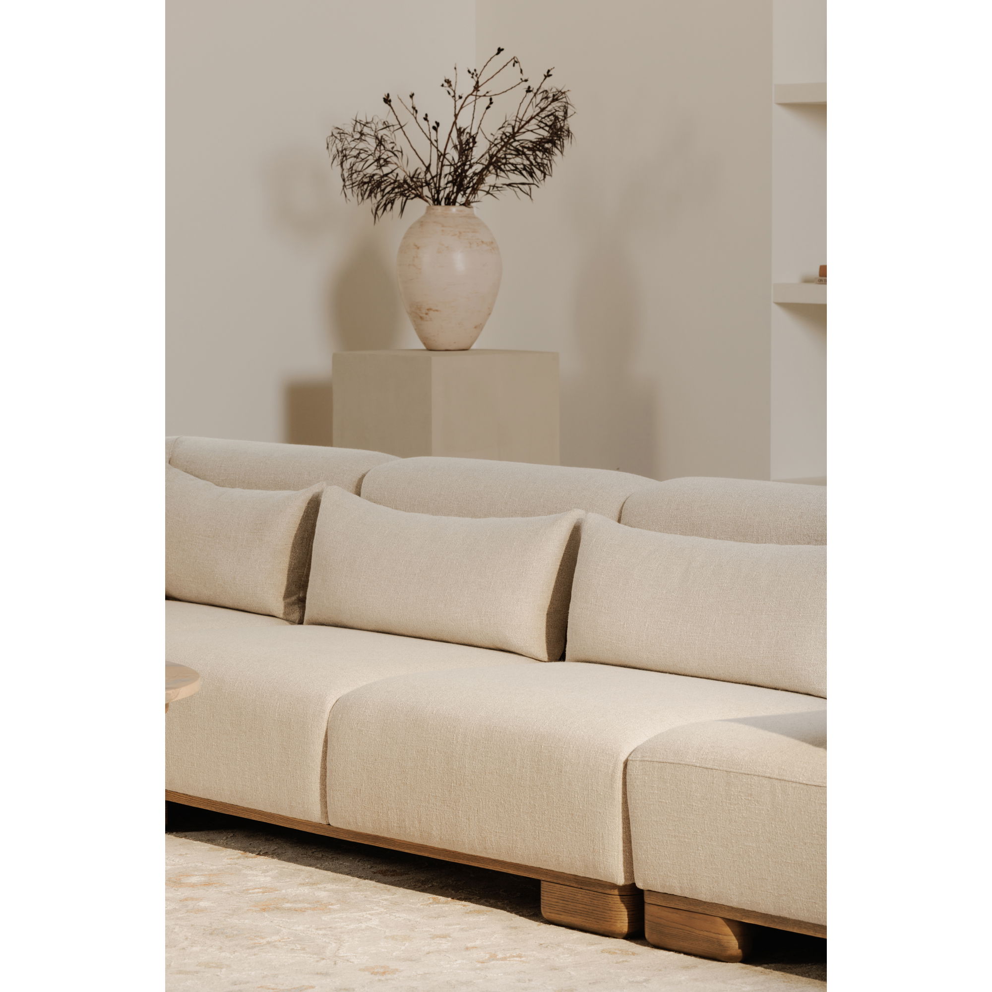 June Slipper Chair Oatmeal large image 