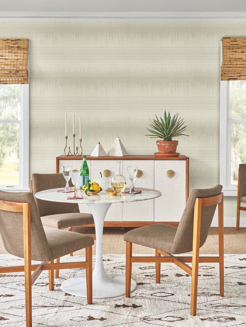 Desert Textile White Wallpaper