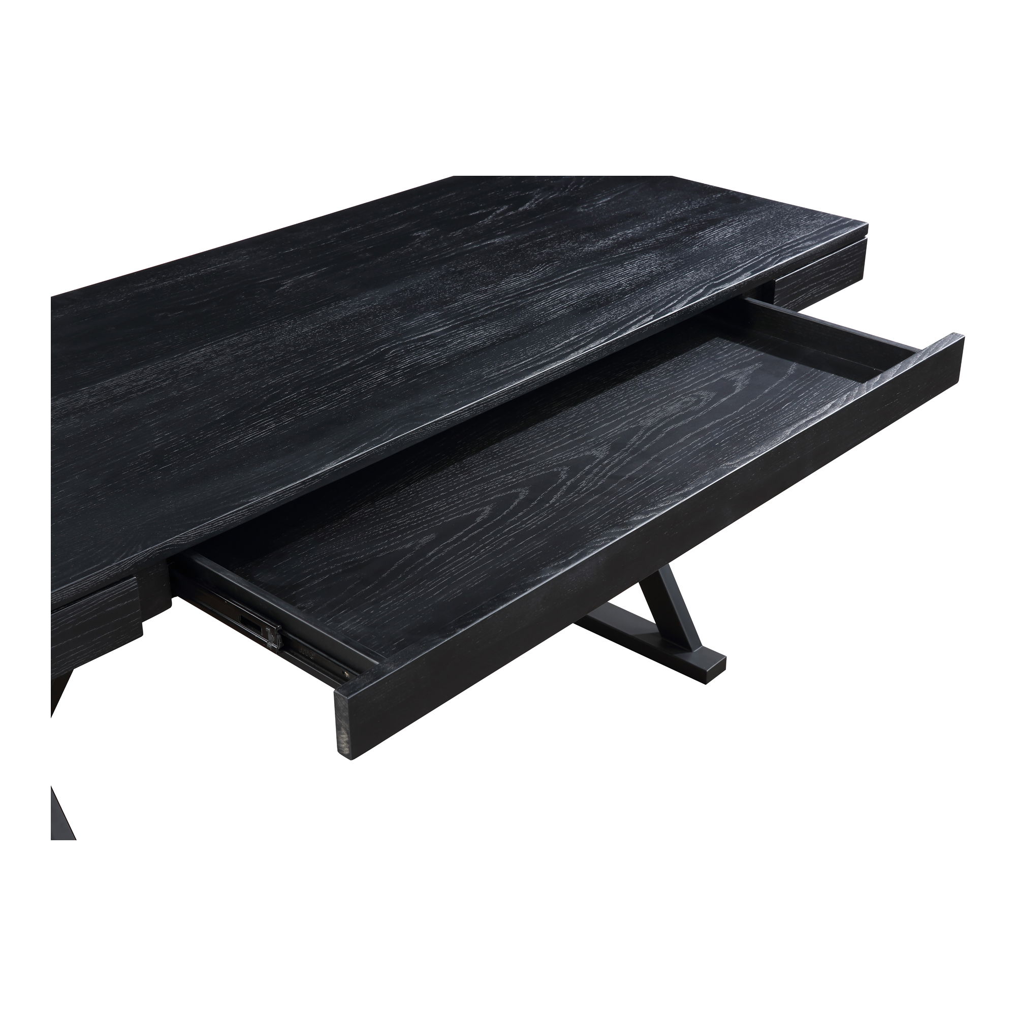 Profecto Desk Black, by Moe's Home, 63" width x 29.5" height x 26" depth View 4