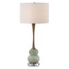 Sanctuary Green Gray Table Lamp, by Uttermost, 1'4.5" width x 2'11.25" height x 1'4.5" depth thumbnail 1