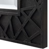 Everest Satin Black Mirror, by Uttermost, 3'9" width x 5'10" height x 1.37" depth thumbnail 6