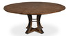 Tower Jupe Dining Table  Med Light Mink, by Sarreid, 4'7" length x 4'7" width x 2'6" height thumbnail 11